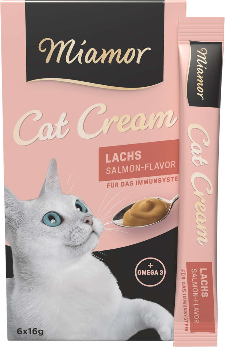 Miamor Katzenleckerli Cat Snack Lachs-Cream